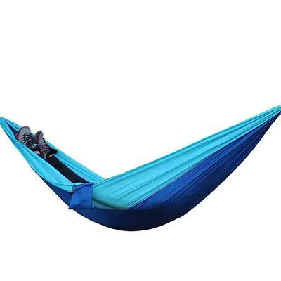 Dual-Tone Parachute material Hammock Compact (lightweight and packable)