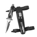 Saekodive Edge Series Dive Knife - Scuba Diving Knife with Knife Holster Sheath and Leg Strap - Scuba Knife Saltwater Knife Spearfishing Knife (Stainless Steel Small)