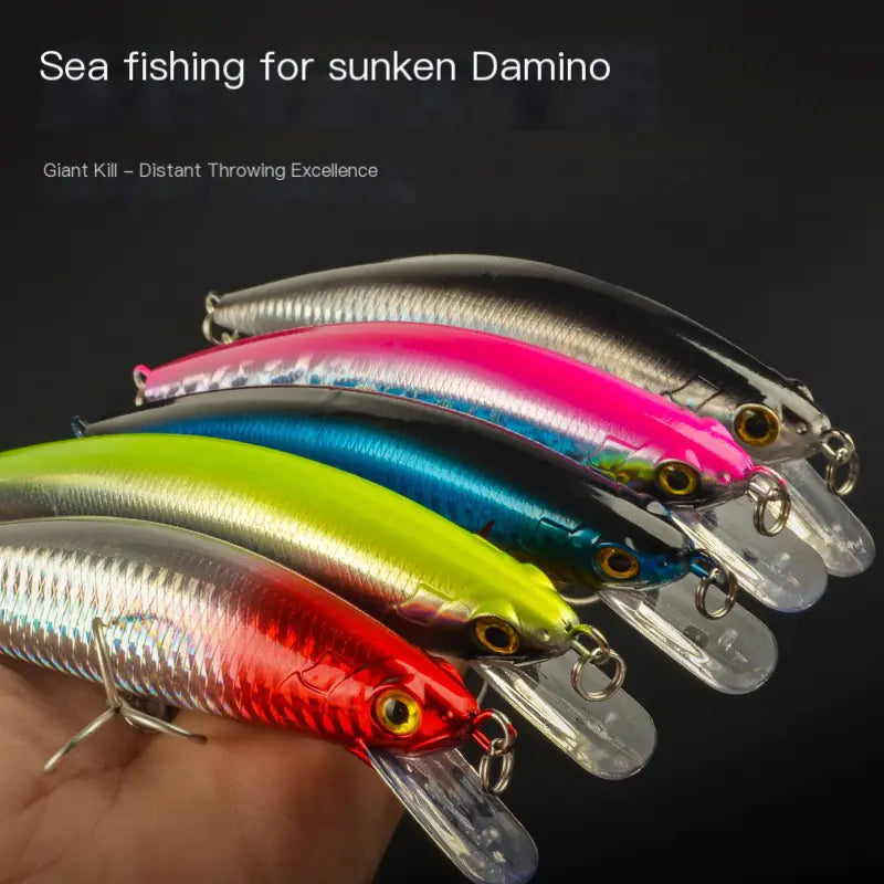 60g Sinking Minnow Lure for Deep Sea Fishing