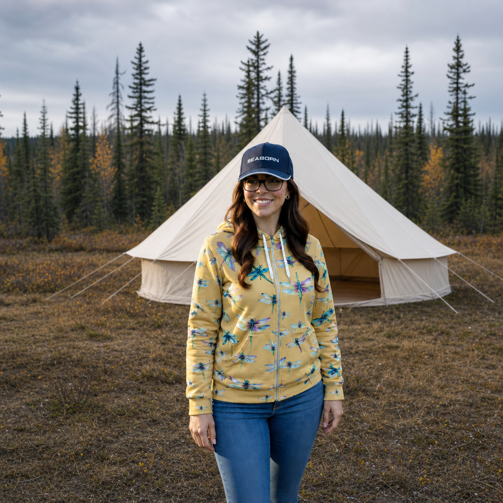 Heavy Duty 16 foot Canvas – Premium Glamping, Portable Large Living Shelter - Instant Luxury Camp