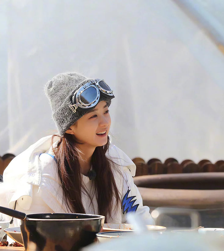 Korean Style Knit Beanie for Women - Pilot Ski Hat