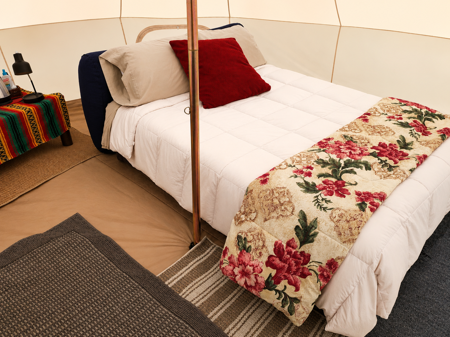 Heavy Duty 16 foot Canvas – Premium Glamping, Portable Large Living Shelter - Instant Luxury Camp