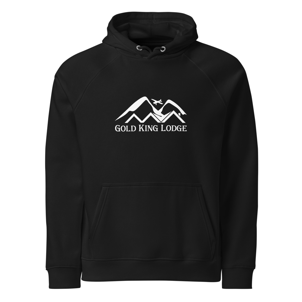 Gold King Lodge, Alaska Sweatshirt - Eco Raglan Hoodie | SOL'S Unisex