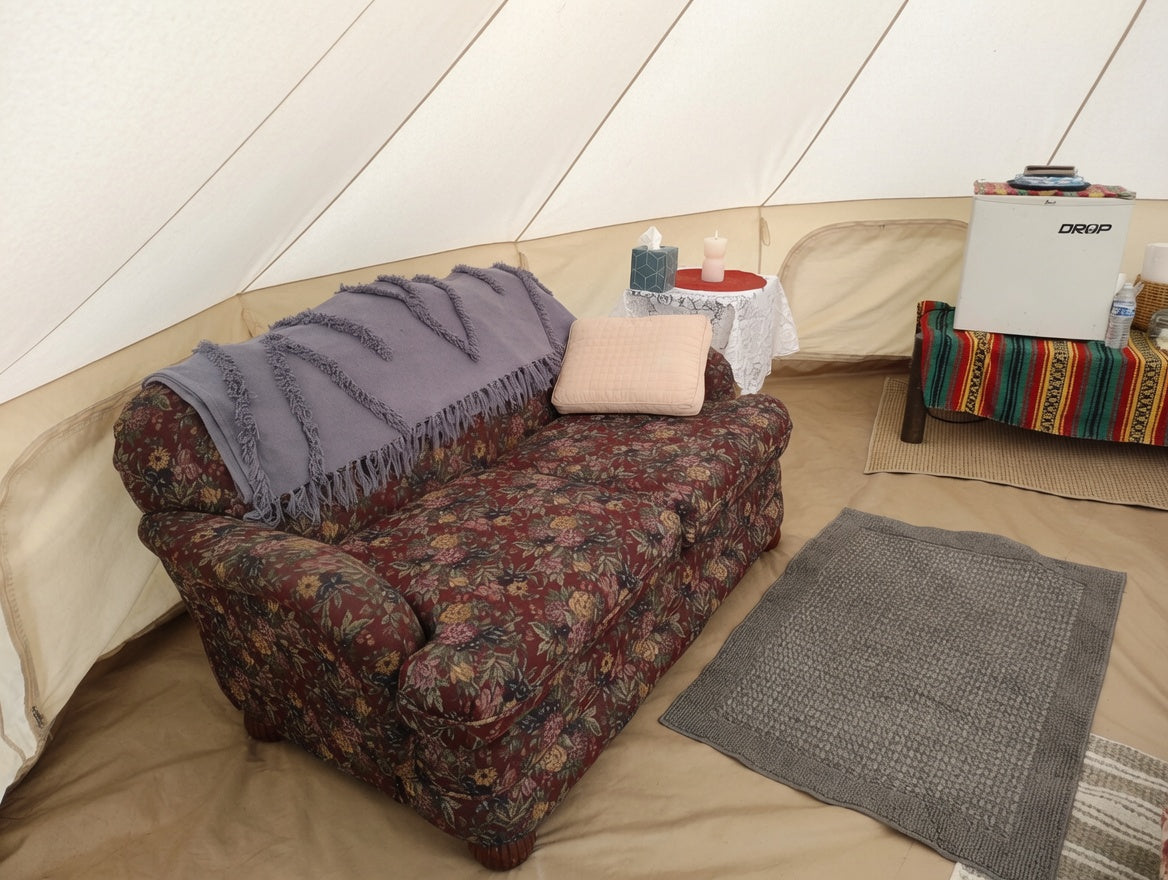 Heavy Duty 16 foot Canvas – Premium Glamping, Portable Large Living Shelter - Instant Luxury Camp
