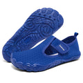 Limberun Boys Water Shoes Swimming Aqua Sea Beach Pool Boat Shoes Slip-On Breathable Quick Dry Indoor Lightweight Outdoor Shoes for Kids Girls Blue 12