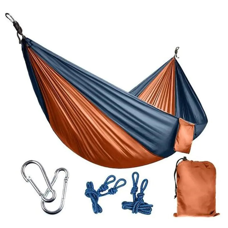Dual-Tone Parachute material Hammock Compact (lightweight and packable)