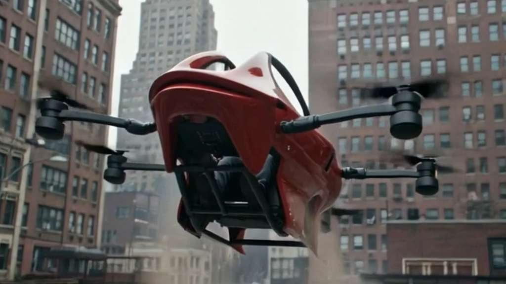 Airborn APEX - evtol ultralight - 8 motor redundant personal aircraft - manned quadcopter drone