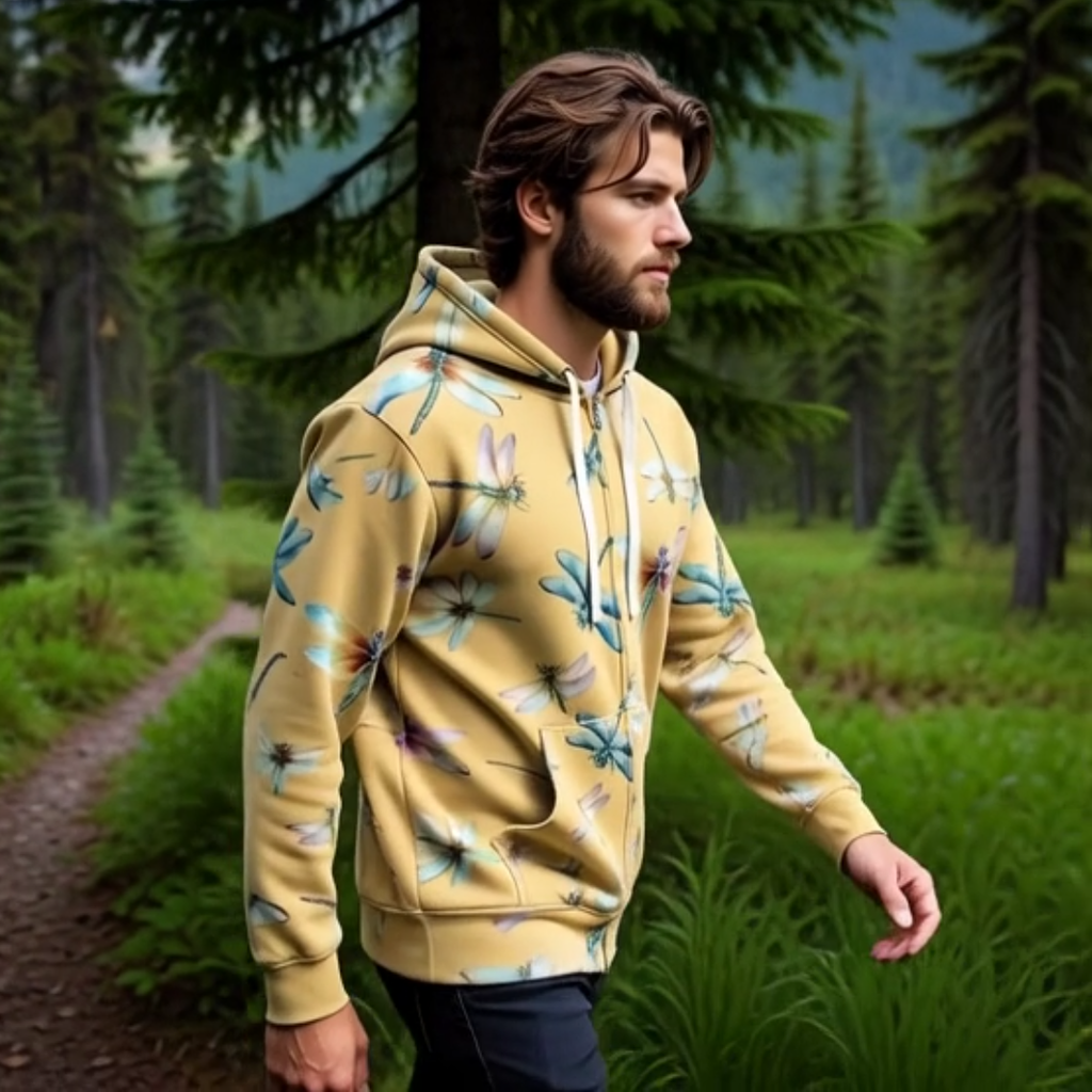 Eco-Friendly Mosquito Repellent Zip Hoodie - DEET FREE! Recycled, Unisexy