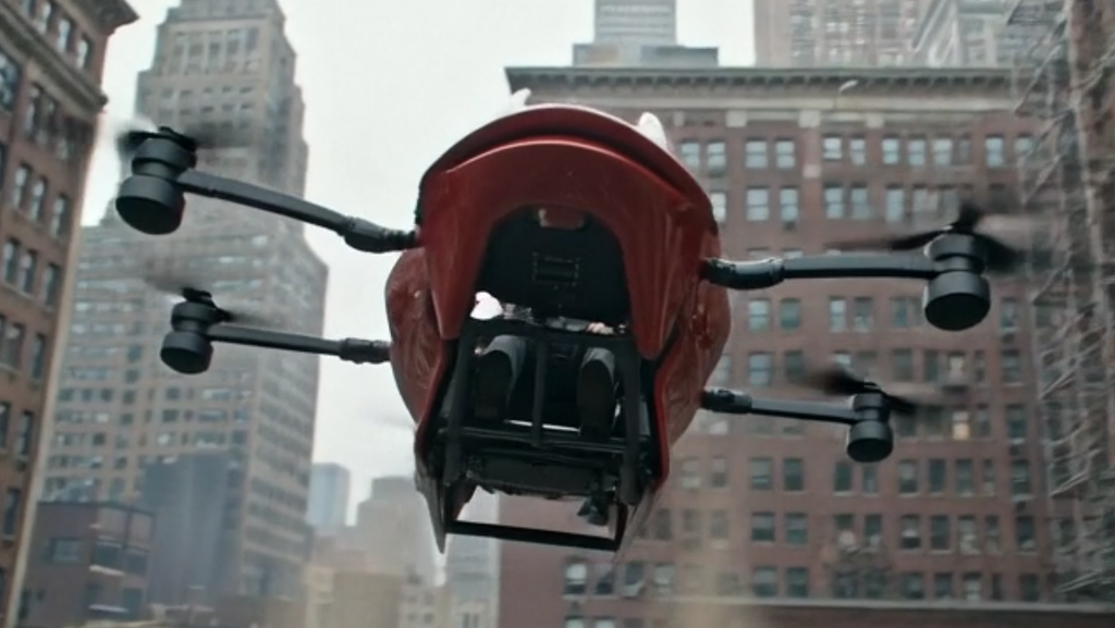 Airborn APEX - evtol ultralight - 8 motor redundant personal aircraft - manned quadcopter drone
