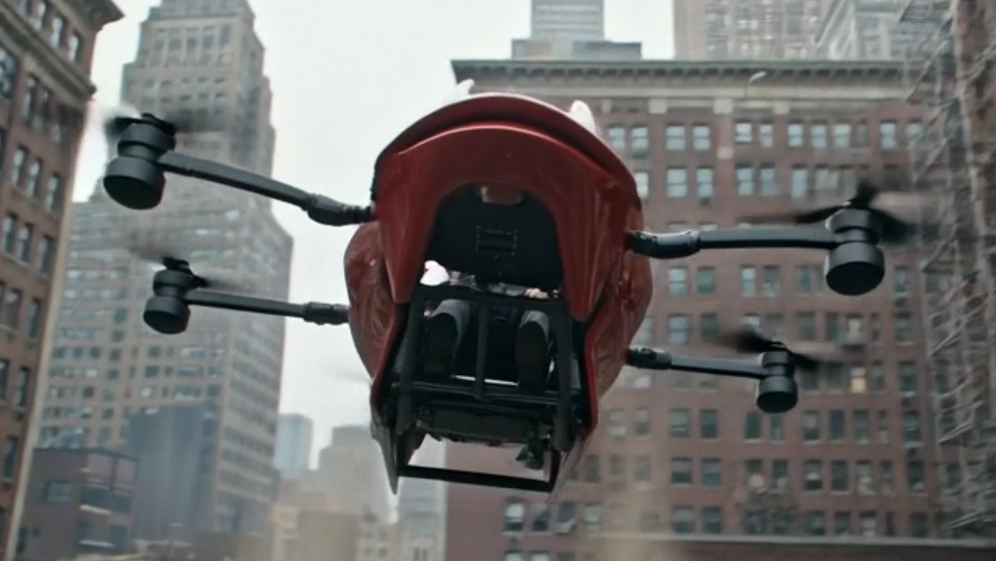 Airborn APEX - evtol ultralight - 8 motor redundant personal aircraft - manned quadcopter drone