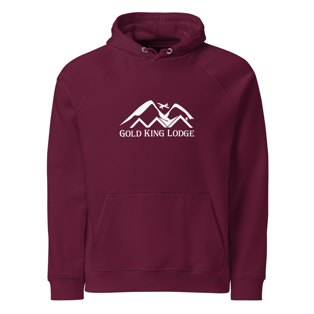 Gold King Lodge, Alaska Sweatshirt - Eco Raglan Hoodie | SOL'S Unisex