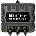 3 Bank Smart Marine Battery Charger 30A (10A/Bank) 12V Waterproof Onboard Boat Charger 10X3 Battery Maintainer & Desulfator for SLA/AGM Lithium (LiFePO4) Calcium & Deep-Cycle Battery-Charged 24/7
