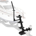 Boat Trailer Steps 4 Steps Trailer Tongue Steps with Anti-Slip Steps Trailer Steps with Adjustable Angle Universal Trailer Steps for The Tongue & Winch Post Fit Bass Boats or Pontoon Boats