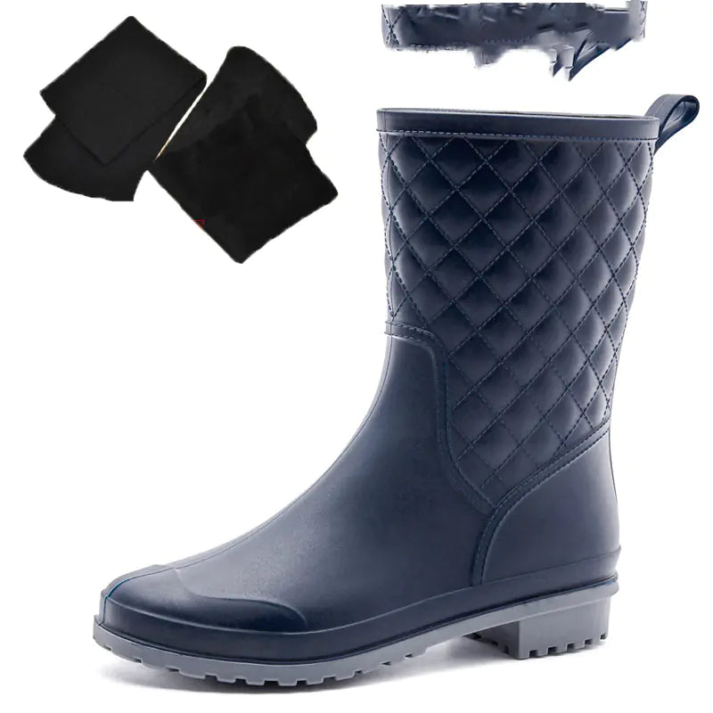 Women's Mid-Tube Fashion Water Shoes & Rain Boots