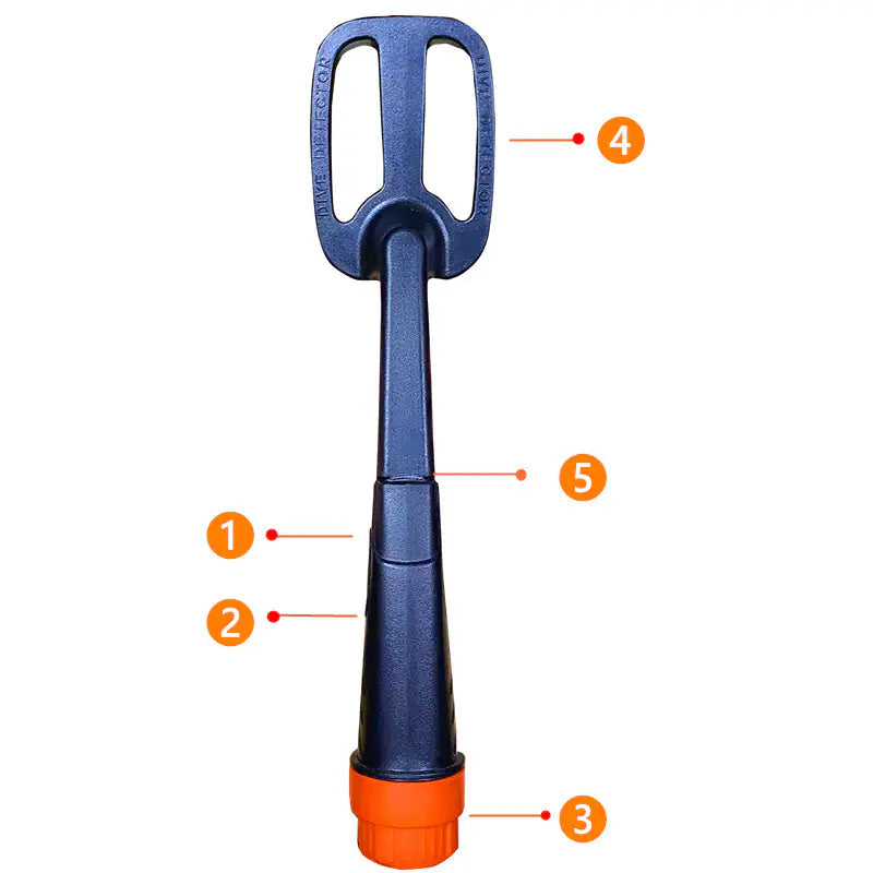 SHRXY Waterproof Metal Detector with Coil for Diving