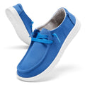 Womens Loafers Walking Slip-on Slip in Boat Shoes Comfy Non-Slip Lightweight Casual Business Shoes Blue 8