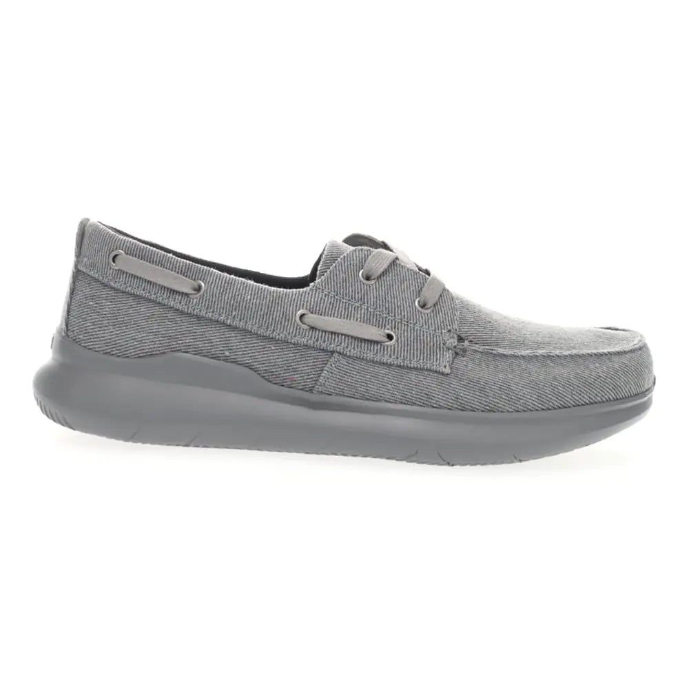 Propet Viasol Lace Mens Boat Shoes Grey - 12 Medium