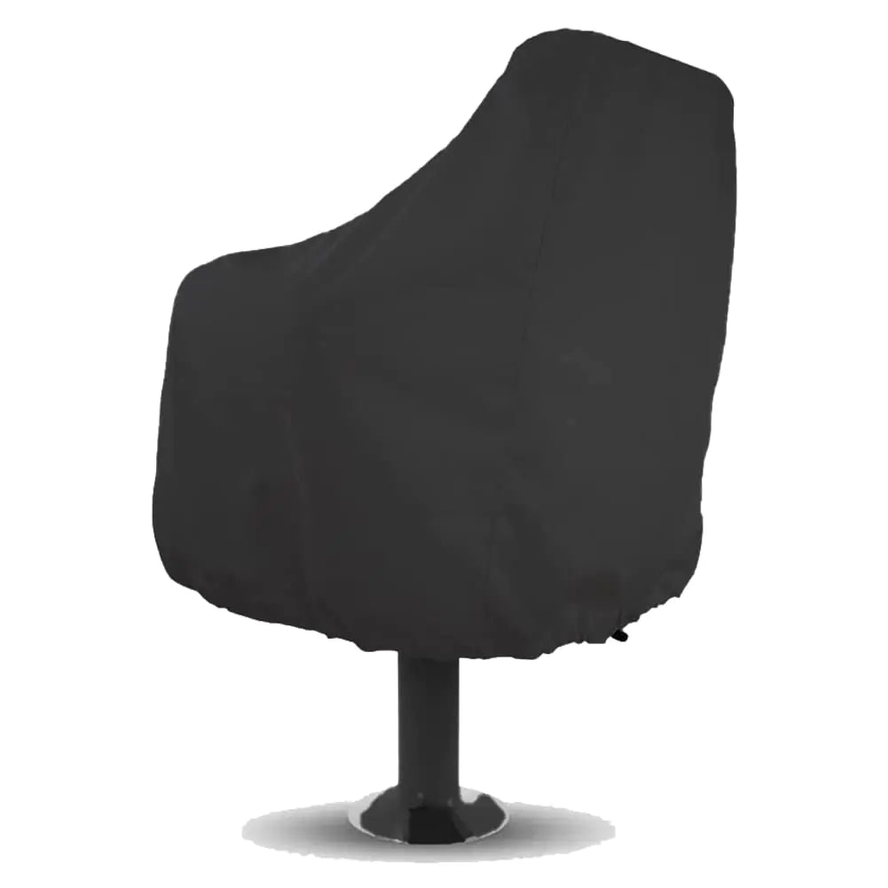 Gicov Boat Seat Cover Waterproof Captain Chair Cover Weather Resistant Pedestal Pontoon Captain Boat Bench Chair Seat Cover Helm Chair Protective Cover