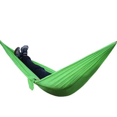 Dual-Tone Parachute material Hammock Compact (lightweight and packable)