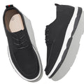Mens Slip on Loafers Fashion Dress Sneake Business Oxfords Boat Shoes Lace Up Comfortable Tennis Shoes Casual Walking ShoesBlackUS9