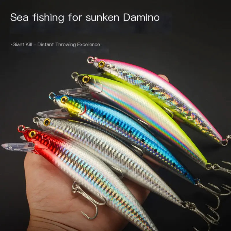 60g Sinking Minnow Lure for Deep Sea Fishing