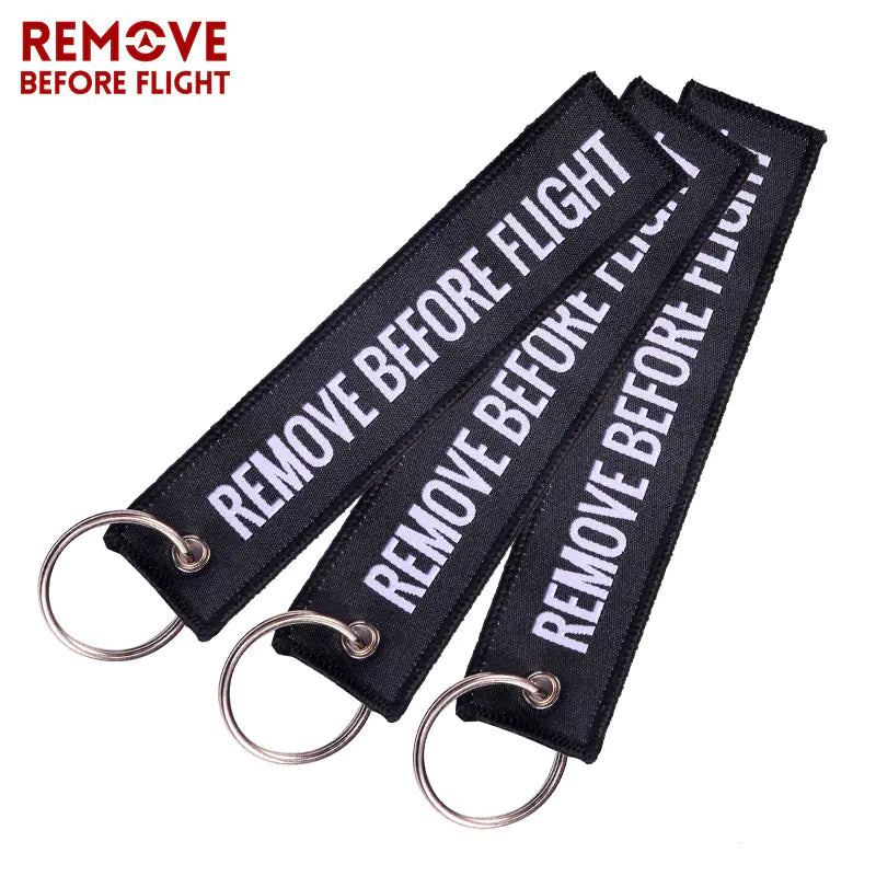 Colorful Weaving Keychain - Remove Before Flight