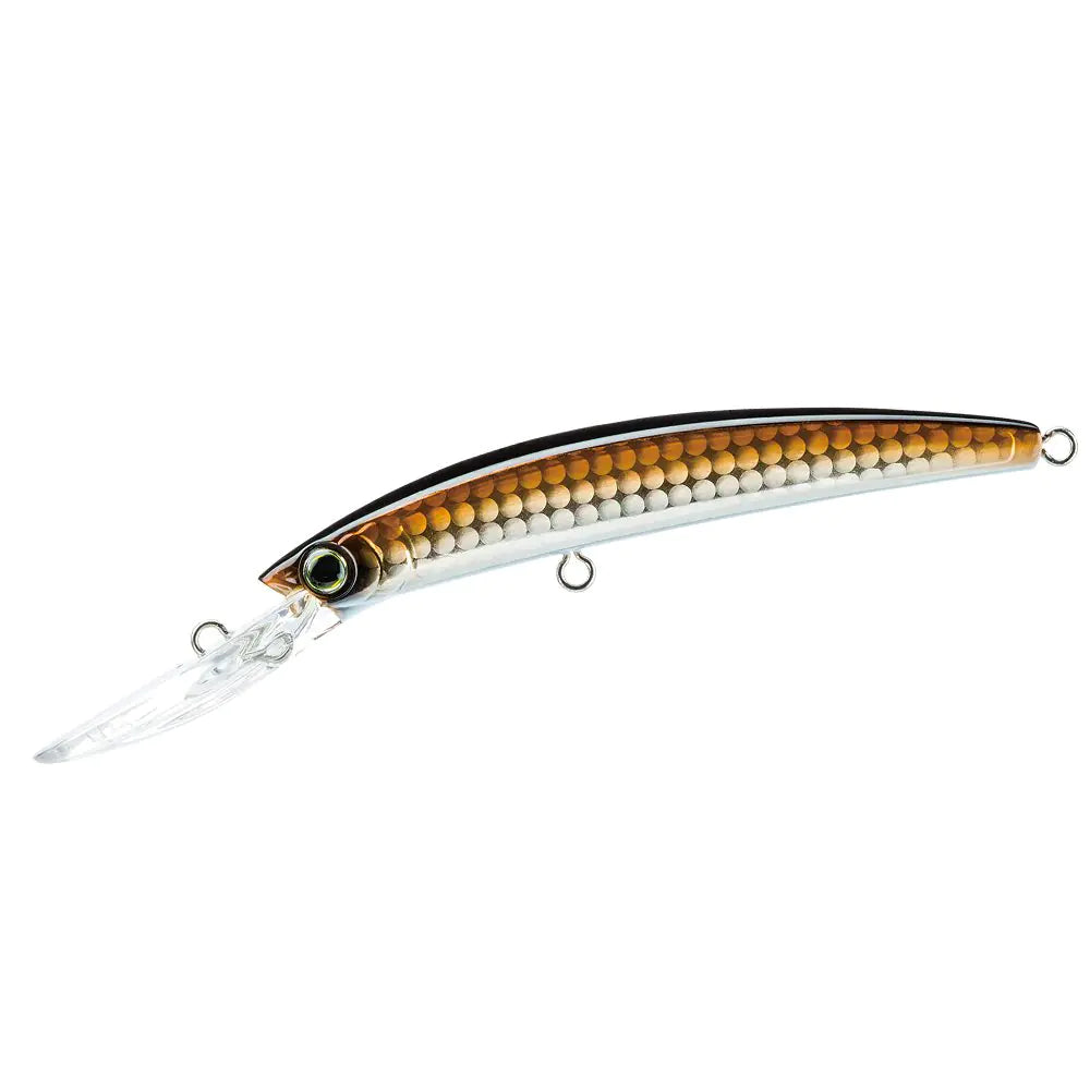 Yo-Zuri Crystal Minnow Deep Diver Lure Holographic Bronze Shiner 3-1/2-Inch