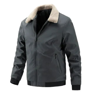 Men's Flight Jacket with Shearling Collar (2018)