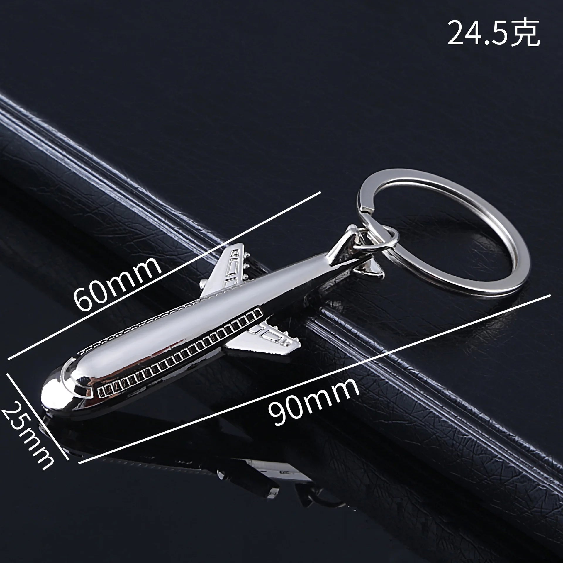 Airline Gift Airplane Keychain Aircraft Model 3D Metal Chains Airliners Fighter Plane Warplane Helicopter Key Rings