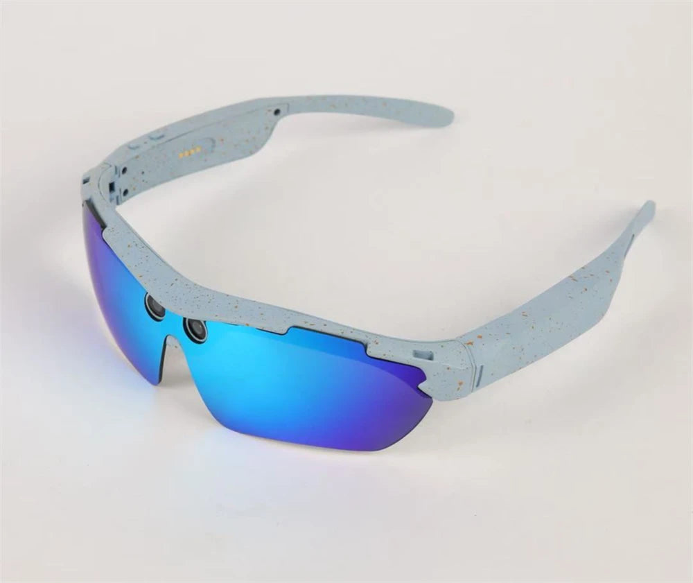 New Sports Smart Glasses 8MP HD Camera 4K Video IP68 Waterproof Real-Time Translation Music Playback Intelligent Interaction