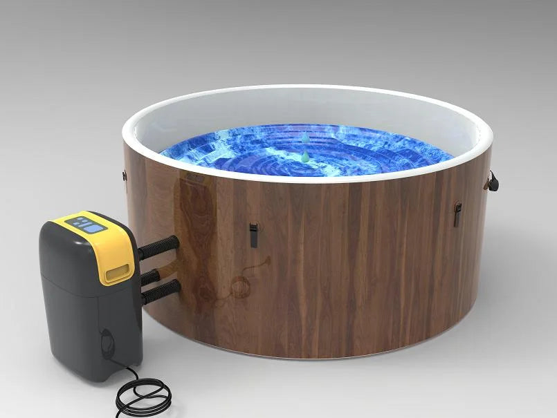 Wholesale Wood Color 4 Person Grand Day Garden Indoor Outdoor and Sauna Inflatable Hot Tub