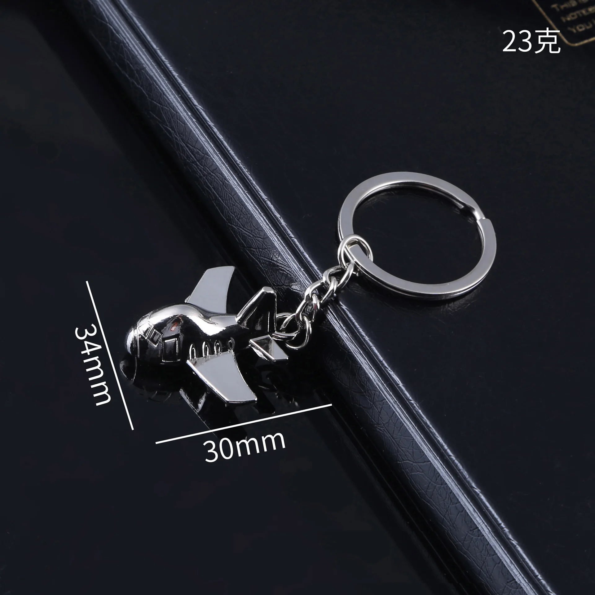 Airline Gift Airplane Keychain Aircraft Model 3D Metal Chains Airliners Fighter Plane Warplane Helicopter Key Rings