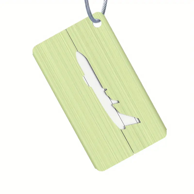 Aluminum Alloy Pilot Flight Bag Luggage Tag for Boarding Pass Aircraft