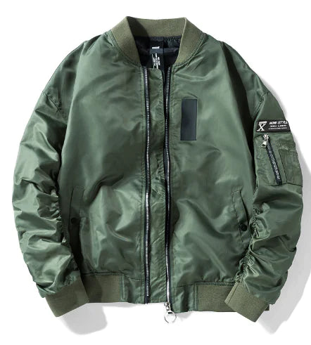 Men's Spring and Autumn Pilot Baseball Jacket