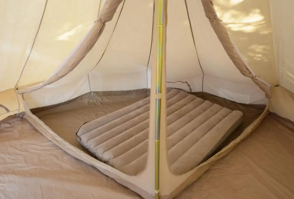2019 Luxury Waterproof Customize Sibley Outdoor Yurt Tent 5m Glamping Canvas Bell Tent