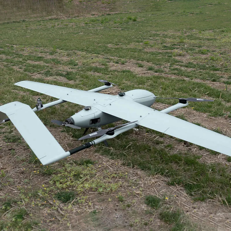 UAV Long Range Fixed Wing Vtol Carbon Fiber 3.2m Wing Span Mapping Inspection Batteries Camera Gimbal Ground Station Kit OEM