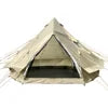 5m Outdoor Luxury Camping Tent, extra Large Oxford Yurt Tent, Family Bell Tent with Stove Socket Without Center Pole