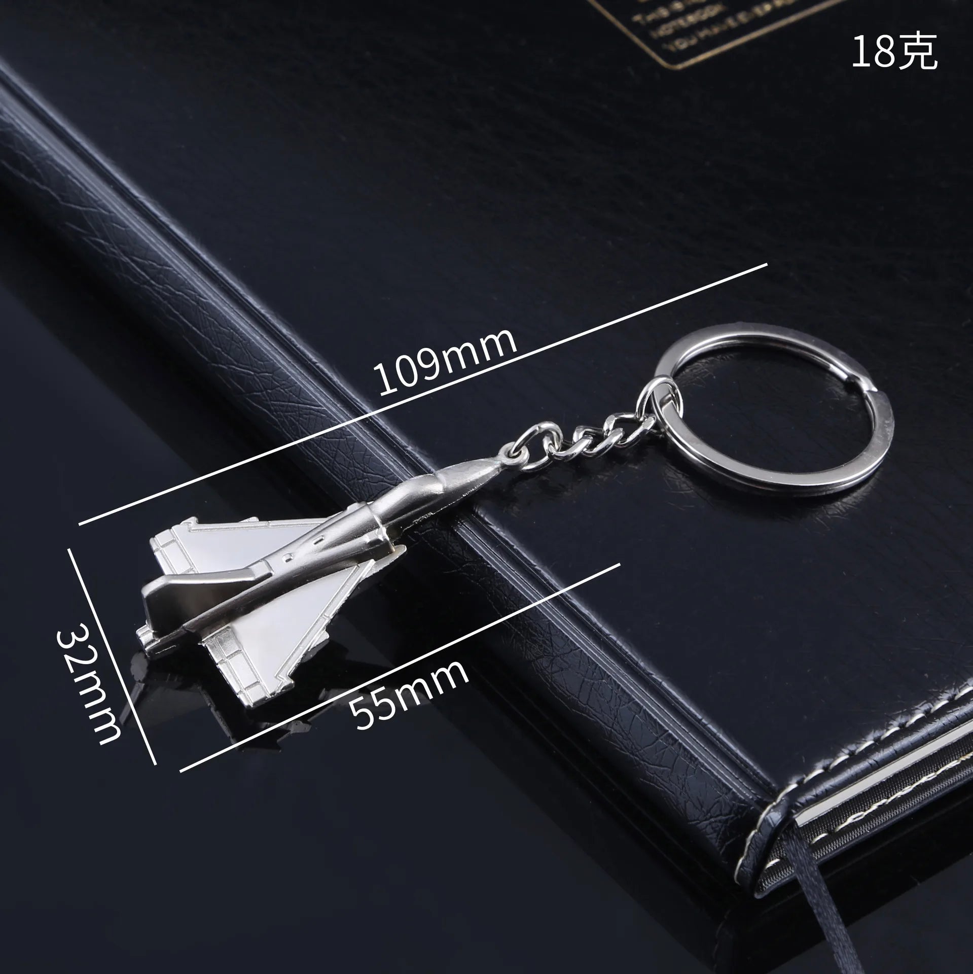 Airline Gift Airplane Keychain Aircraft Model 3D Metal Chains Airliners Fighter Plane Warplane Helicopter Key Rings