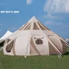 4m 5m 6m Glamping Large Luxury Camping Family Hotel Yurt Stargazing Tent Waterproof