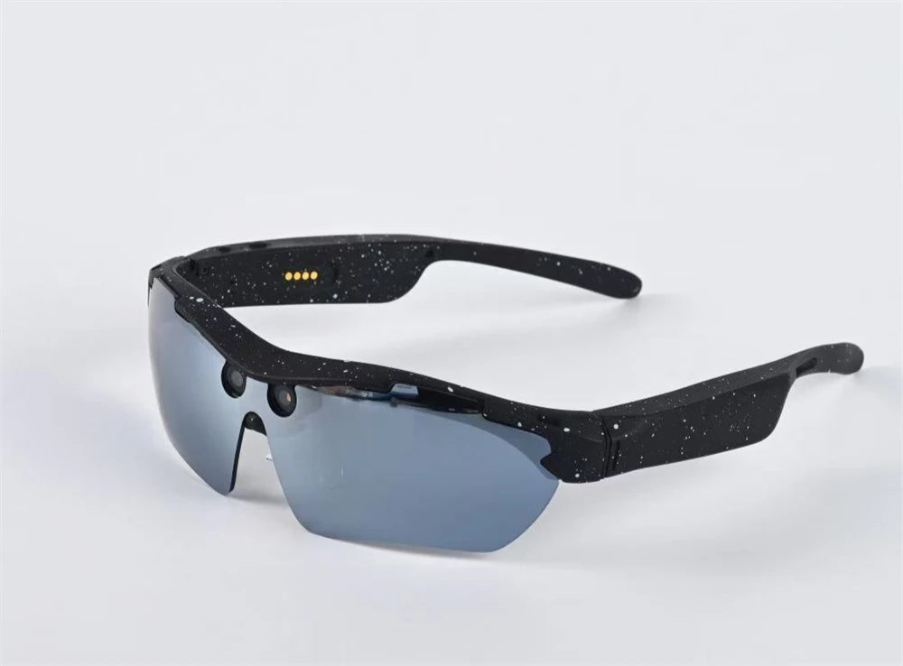 New Sports Smart Glasses 8MP HD Camera 4K Video IP68 Waterproof Real-Time Translation Music Playback Intelligent Interaction