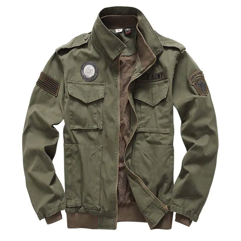 Men's Camouflage Flight Jacket - Outdoor Military Gear