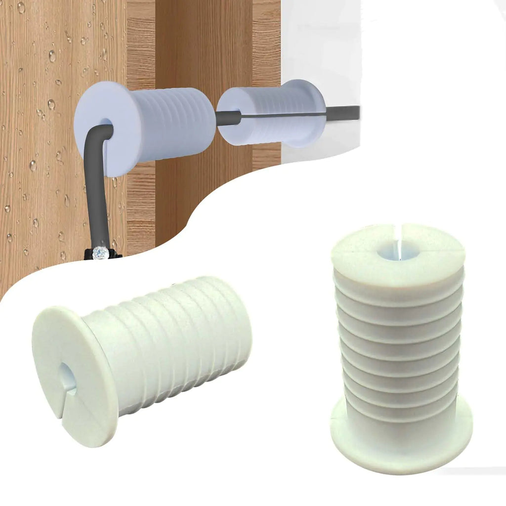 Starlink Cable Routing Kit for 1 Inch Wall Hole Starlink Wall Grommet Perforated Silicone Grommet Cable Punch Grommet Wall Grommet for Starlink Ethernet Cable (White)