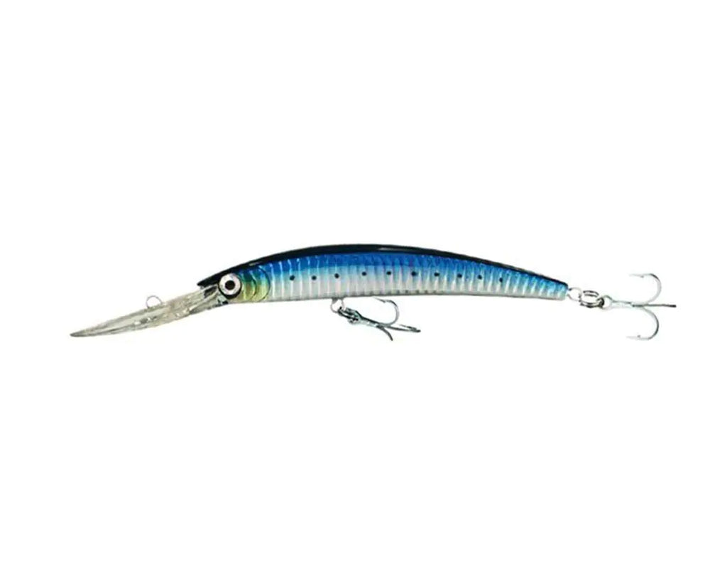 Yo-Zuri Crystal 3D Minnow Deep Diver Lure Blue Silver 5-1/4-Inch