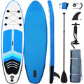 GZKYYLEGS Stand Up Paddle Board Yoga Board with Durable SUP Accessories & Carry Bag - Wide Stance Surf Control Non-Slip Deck Leash Paddle and Pump for Youth & Adult