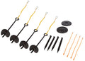 Aircraft tiedown Beach/Sand Adaptor Kit with Ground Stakes: Auger Anchor Set