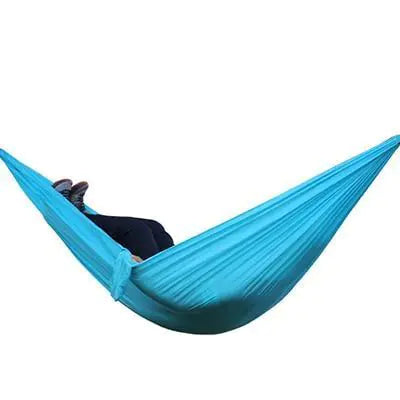Dual-Tone Parachute material Hammock Compact (lightweight and packable)