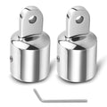 Atibin Stainless Steel Top Fittings Boats Marine Yacht Bimini Cap Boat Heavy Cap Bimini Top Fittings SUS316 7/8inch 2Pcs