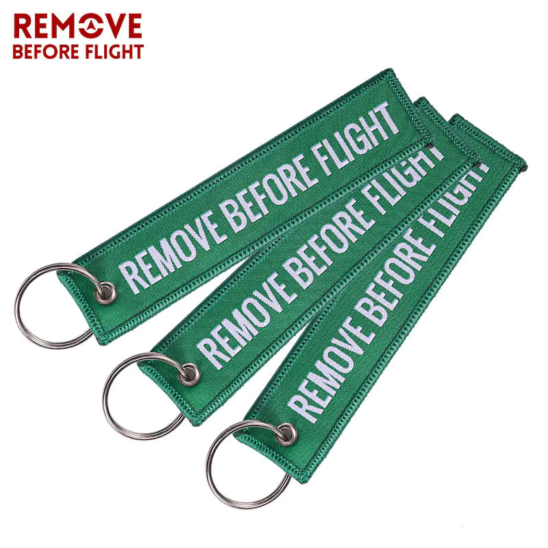 Colorful Weaving Keychain - Remove Before Flight