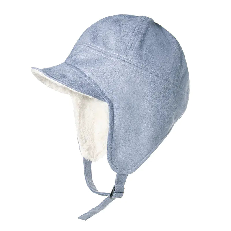 Warm Furry Pilot Locomotive Small Suede Hat