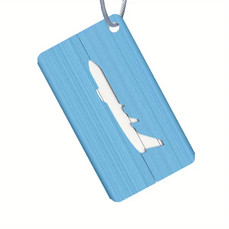 Aluminum Alloy Pilot Flight Bag Luggage Tag for Boarding Pass Aircraft